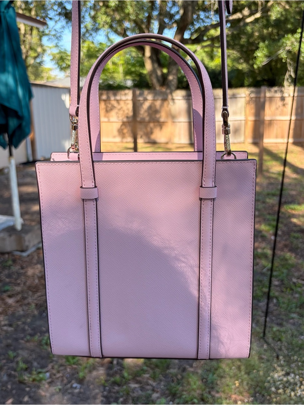 Kate Spade Kenzie Small Tote Crossbody in Quartz Pink - Picture 5 of 6